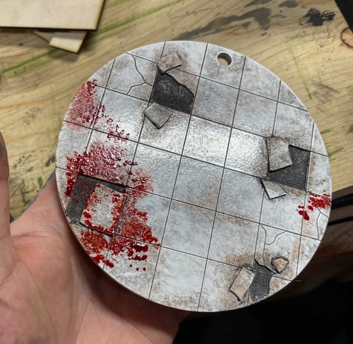 Base diorama piastrelle - base,