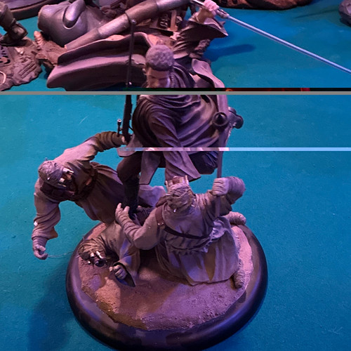 Diorama vendetta dello jedi - diorama,