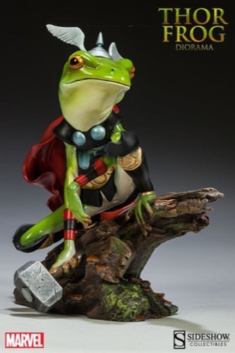 Statua diorama rana - rana, sideshow