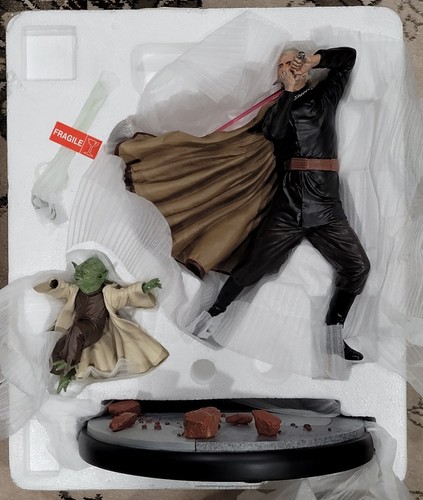Diorama sideshow yoda dooku - sideshow,